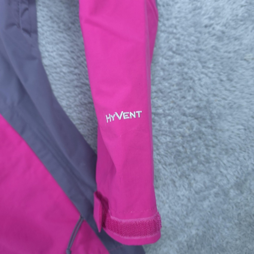 The North Face Jacket Womens Small Pink Gray Hooded Ski Waterproof Colorblock - Picture 3 of 13